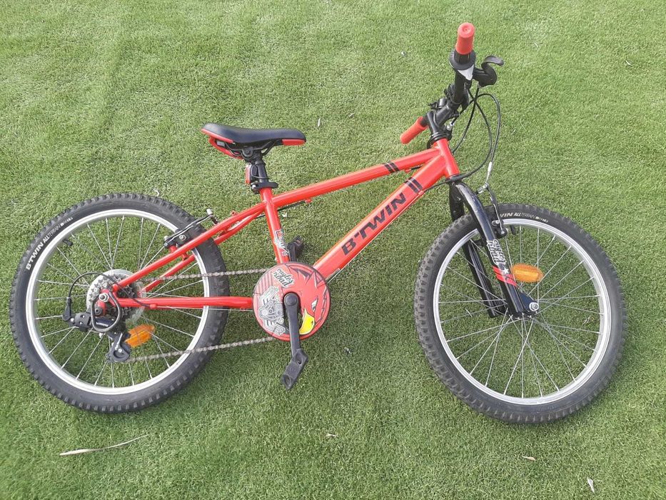 Bicicleta Criança Roda 20” B’Twin - Vermelha