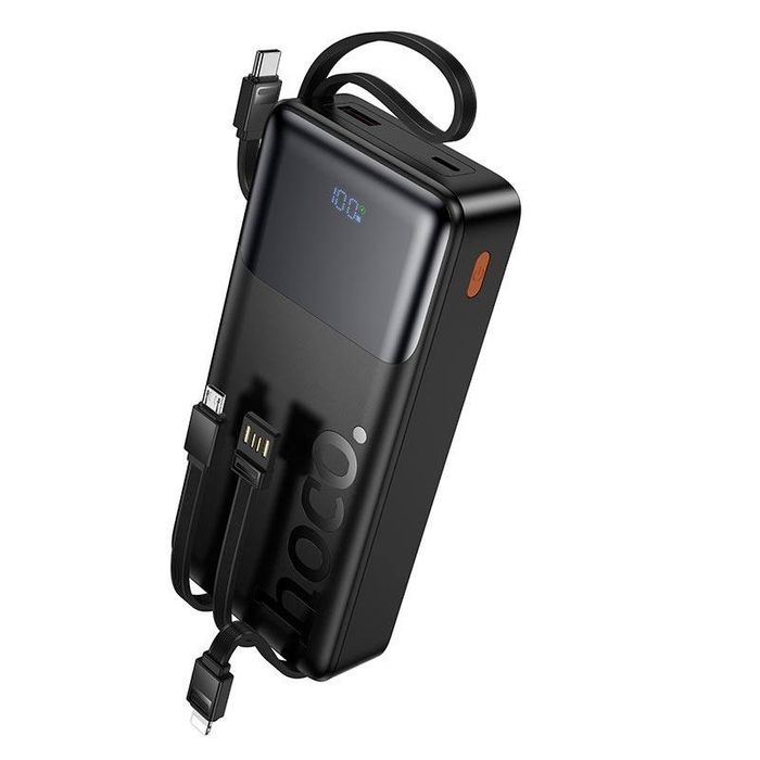 Повербанк УМБ HOCO Founder PD fully compatible power bank with four cables 20000mAh J156A |1USB/1Type-C, 22.5W/3A, PD/QC|