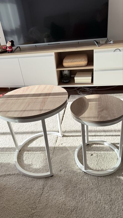 Mesa de centro dupla