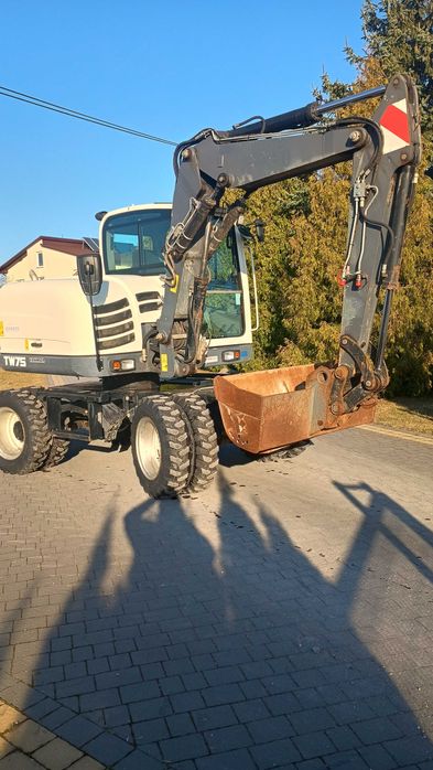 Koparka yanmar terex tw75 kolowka case cat