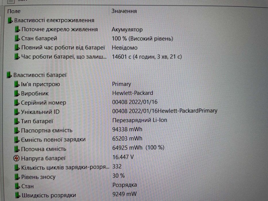Ноутбук HP ZBook Fury G8 [i7 11 H] RTX A2000 IPS R32 SSD на Куліша 22