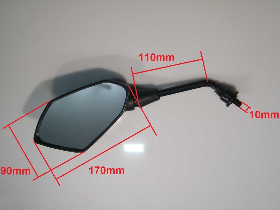 Espelhos retrovisores para mota