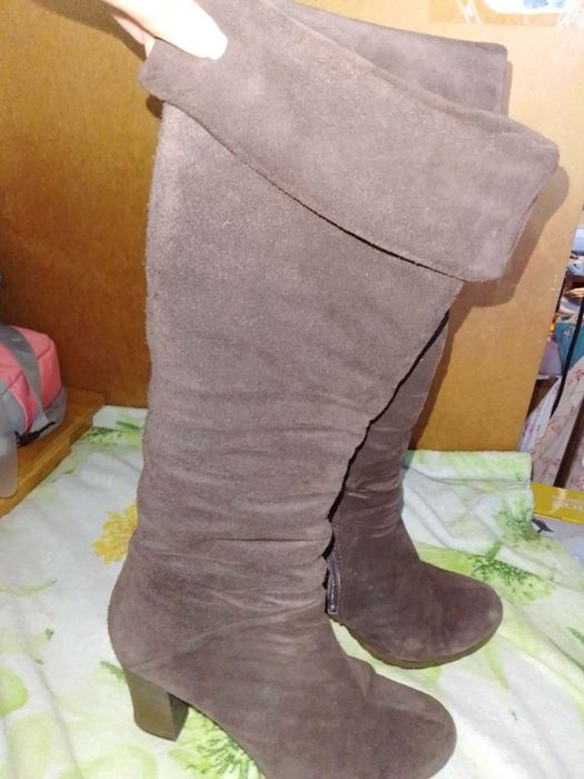 Зимові чоботи на підборах