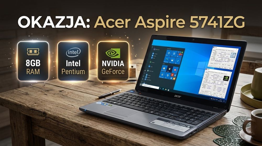 Acer Aspire 5741ZG HDD 320gb/win 10/NVIDIA GeForce Gt320/DVD/8GB RAM