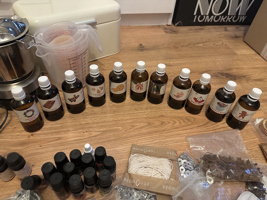 Duży zestaw do robienia świec