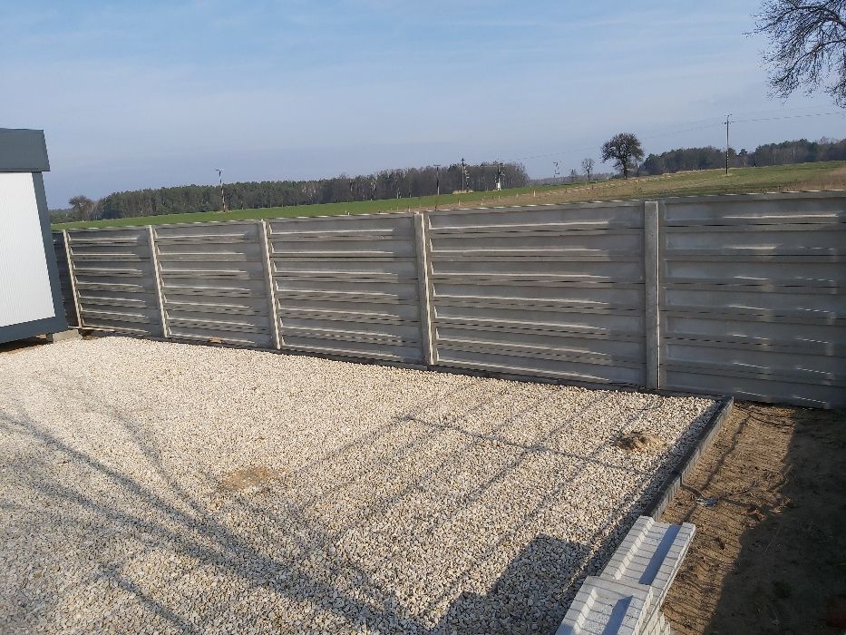 Słupki betonowe h-200cm zbrojone belka , drut 6mm