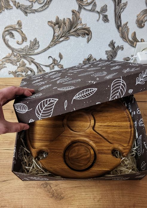 Винний столик масив Дуб