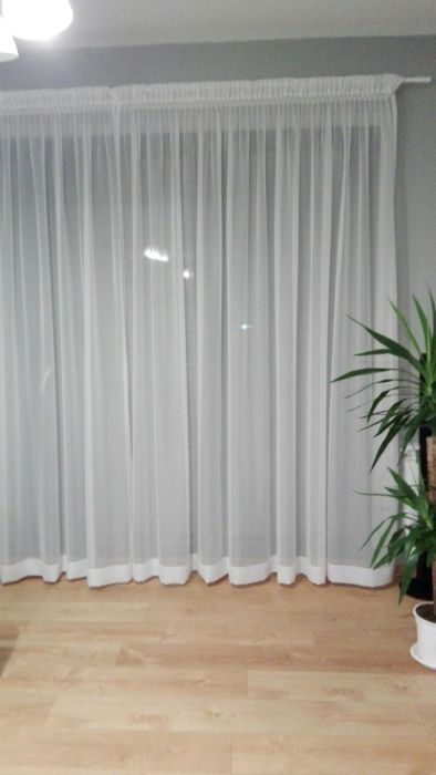Firana, długa, elegancka, woal - firana basic