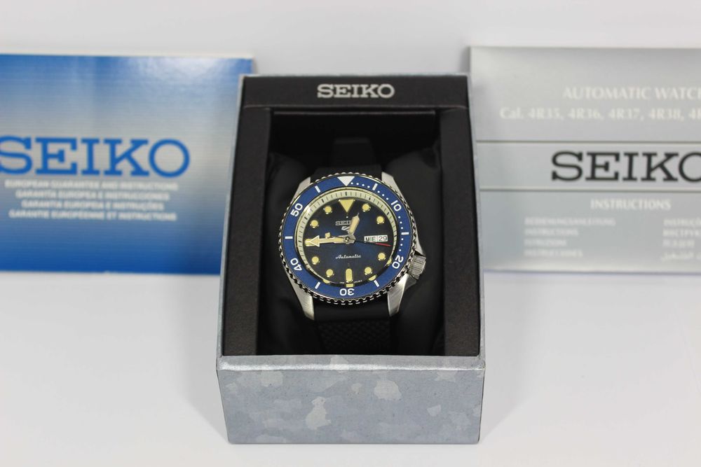 Relógio Seiko 5 Sports Automático Calibre 4R36-07G0