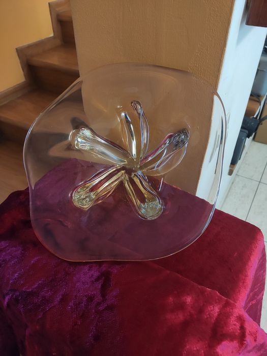 Patera szklana z lat sześćdziesiątych