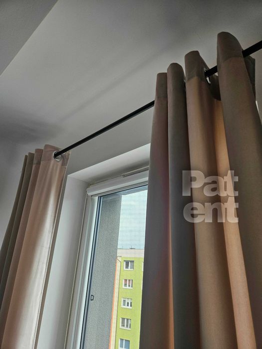 Zasłony okienne długie beżowe jasne boho nowoczesne welur welvet