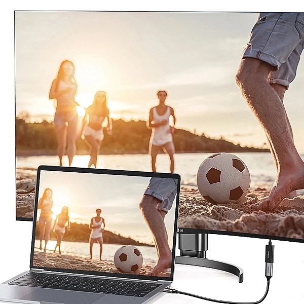 Adapter Ugreen MM137, 40363 DisplayPort (męski) do HDMI (żeński) 4K /