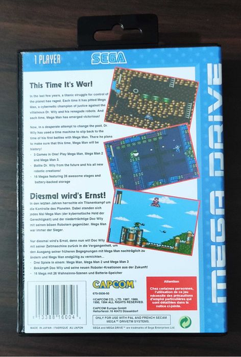 Mega Man The Willy Wars Mega Drive