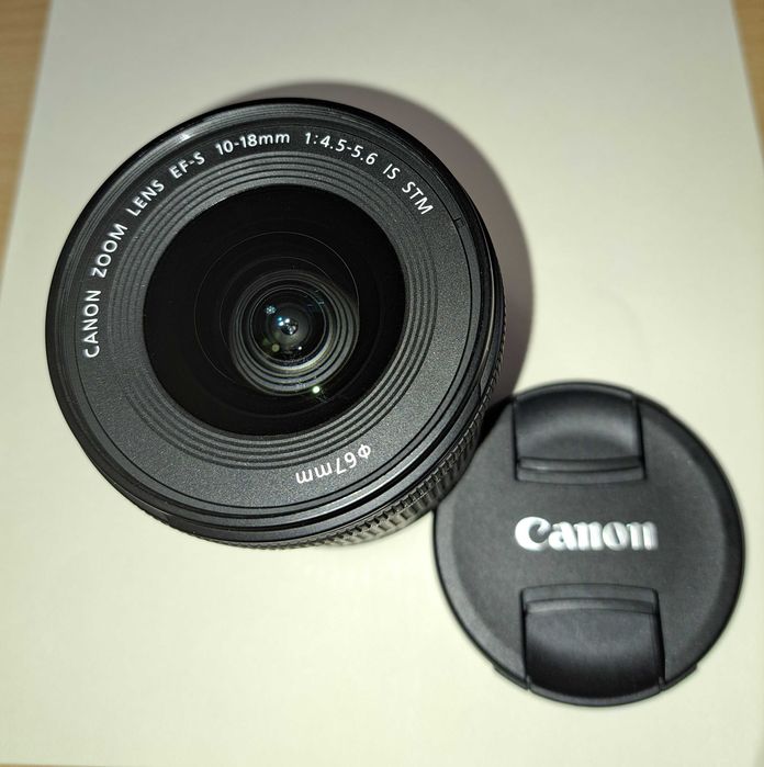 Grand Angular Canon EFS 10-18mm. Como novo. Usado cerca de 10 vezes.