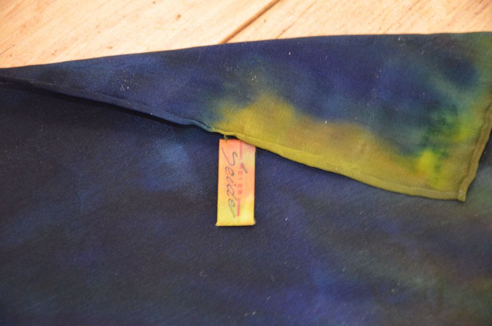 chusta.szal 100% silk jedwab ręcznie malowana