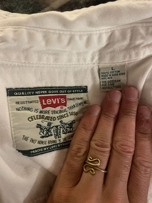 Camisa Levis Vintage Branca