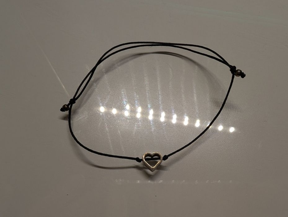 Złota bransoletka małe serce