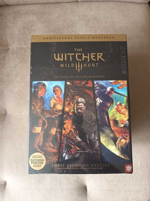 Puzzle Wiedźmin The Witcher 3 Wild Hunt Anniversary Mega Pack Edycja Kolekcjonerska UNIKAT