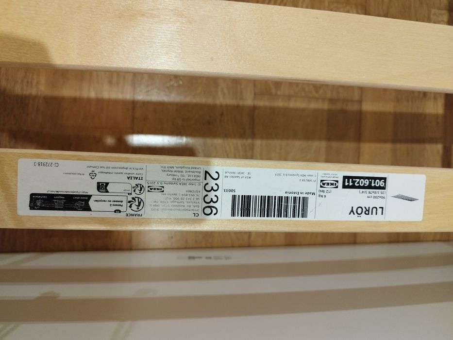 Cama Malm solteiro com estrado, como nova!