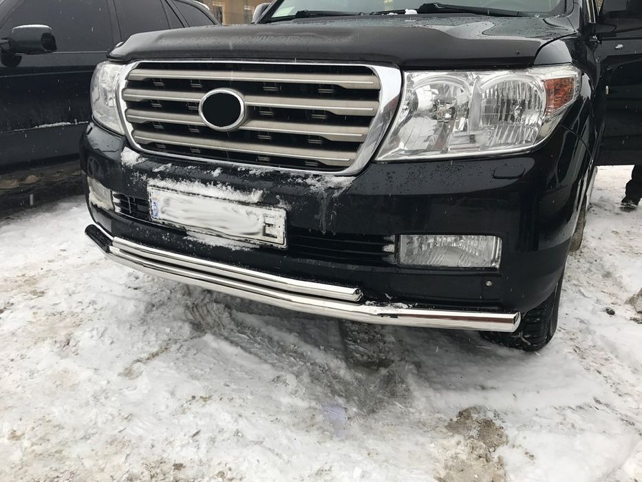 Передняя дуга ST014 для Toyota Land Cruiser 200 (2007-2015) Нержавеющая сталь 60мм на 42мм