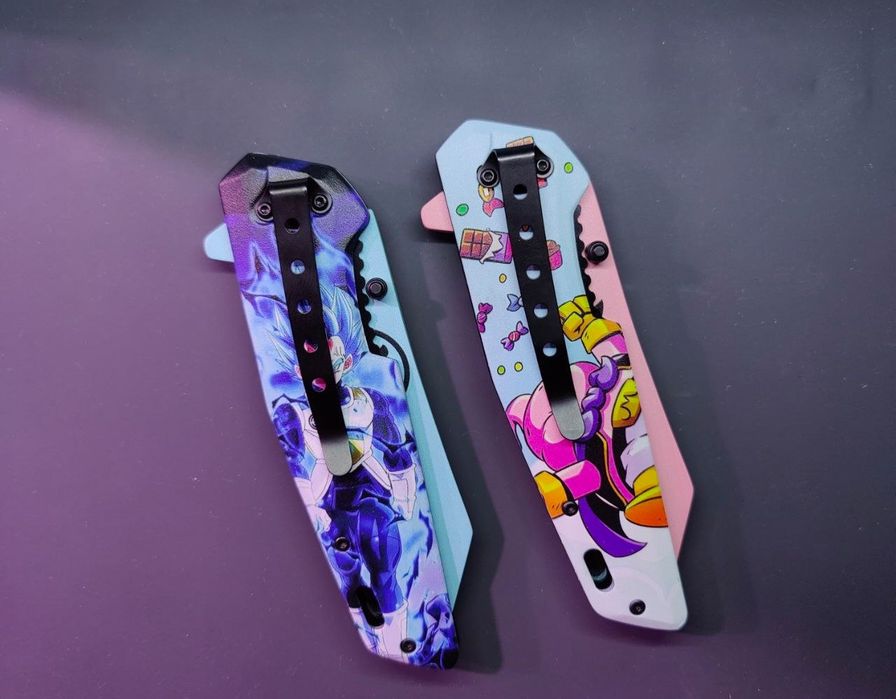 Conjunto 5 facas Dragon Ball – novas, nunca usadas, apenas 18+