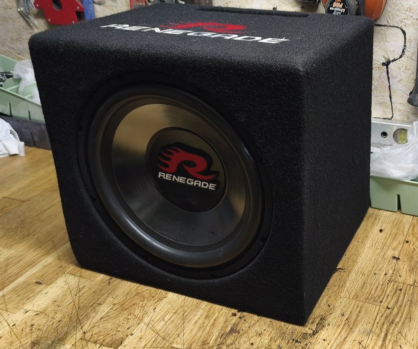 Skrzynia basowa Renegade RXV1200 , 300w rms 4ohm , 30cm 12" , bass reflex , tuba , subwoofer subufer niskotonowy