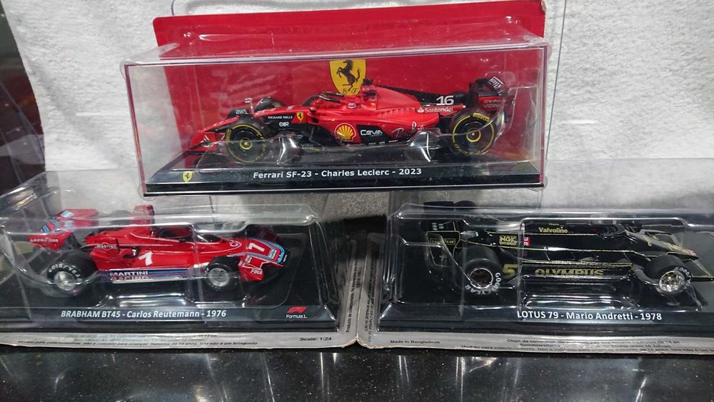 Formula 1 (escala 1/24) (A3/3): 15 modelos F1