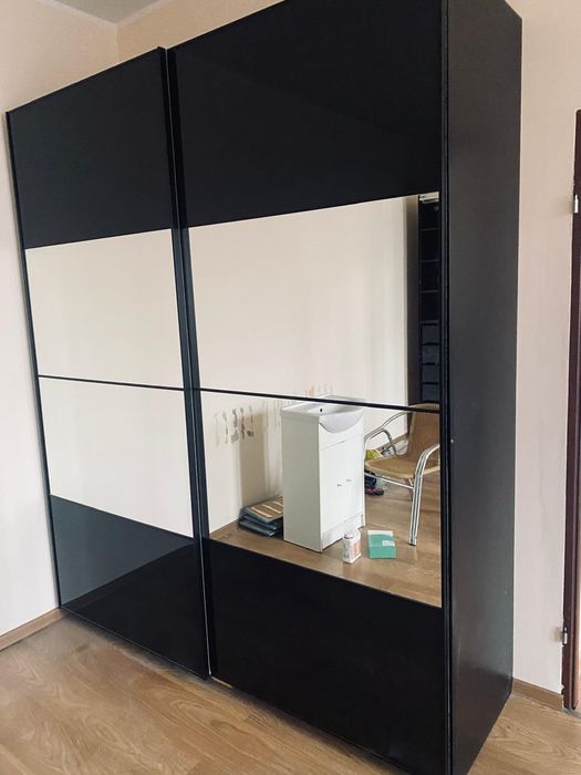 Szafa ikea pax czarny lakier