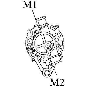 Alternador da Toyota Hilux e Hiace Land Cruiser 1989 a 2001