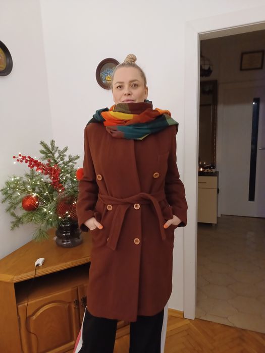 Płaszcz kaszmir włoski