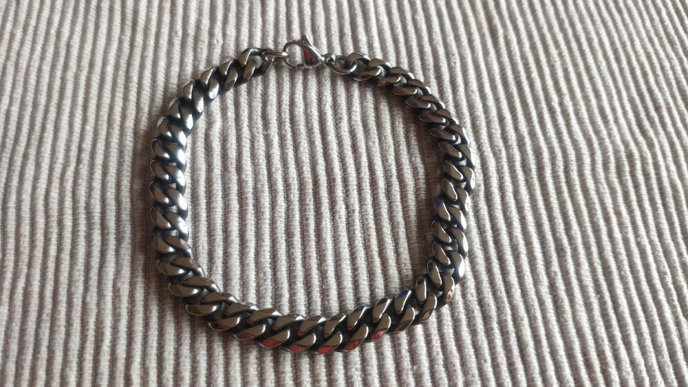 Pulseiras Metálicas Unisexo 7mm e 9mm de largura