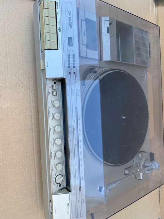 Gira discos Sharp stereo music center Sg-270