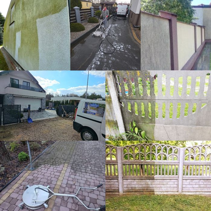 Profesjonalne mycie kostki brukowej