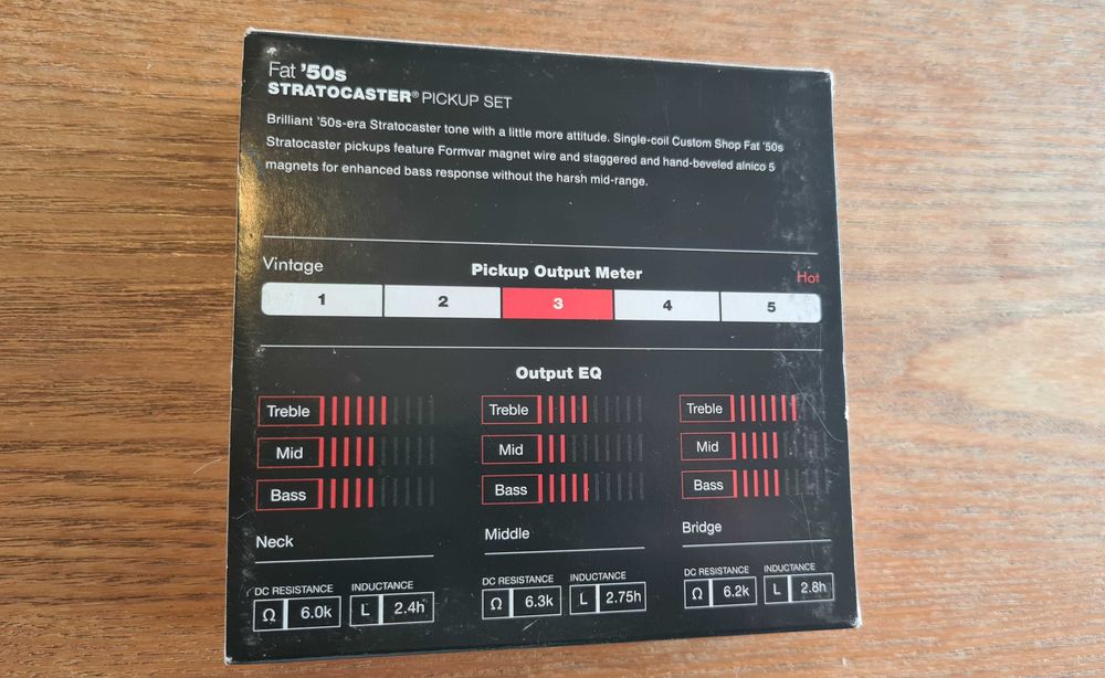 Fender CS Fat ‘50s Strat Neck + Middle pickups