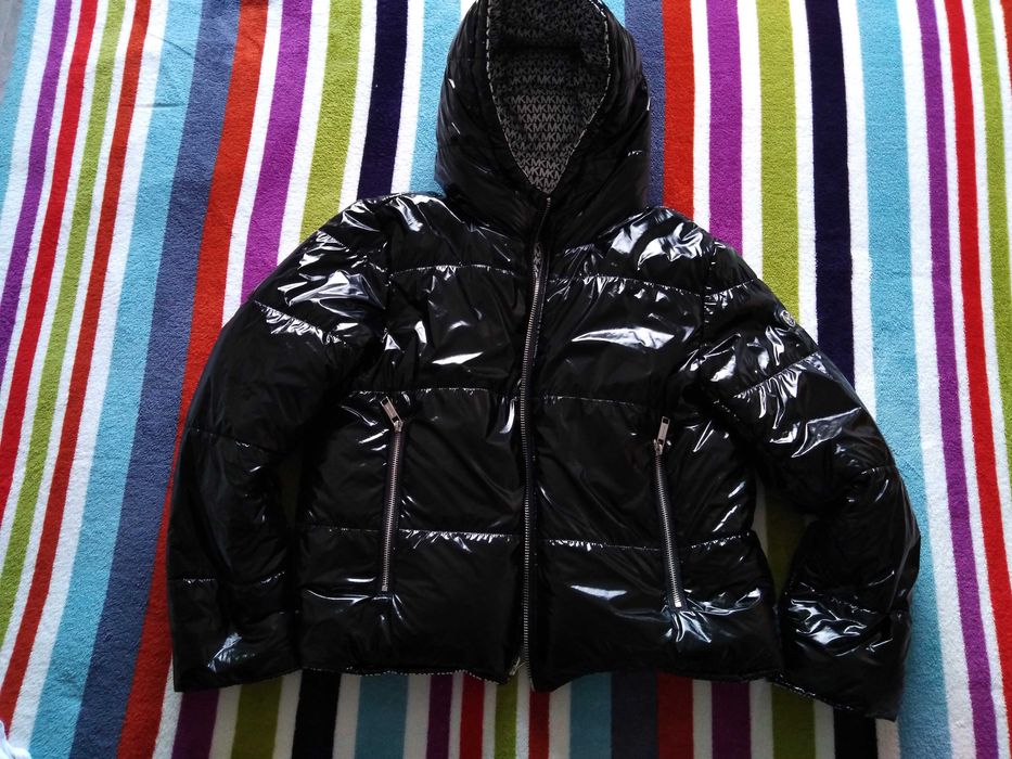 Blusão/Casaco Negro de Penas Michael Kors