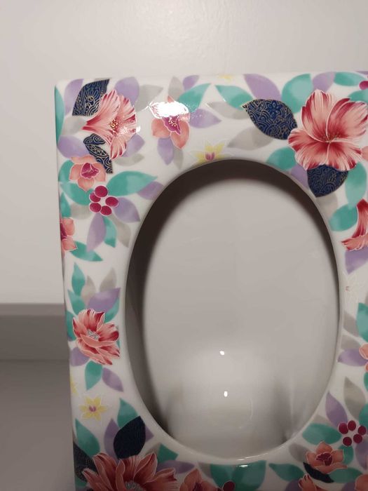 Conjunto Japonês em Porcelana Floral