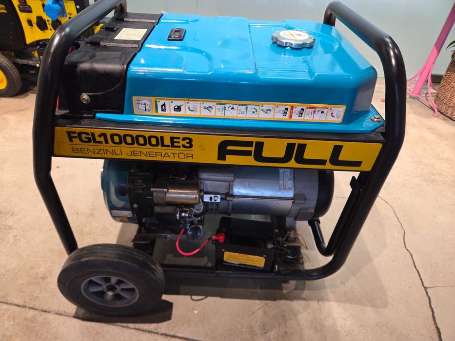 Генератор бензин 8 кВт. FULL FGL 10000LE -3 фази