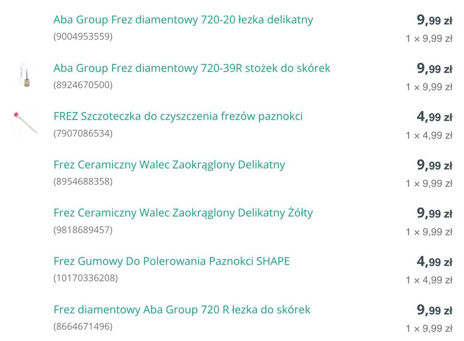 Frezarka do paznokci JMD-206 35W z zestawem frez