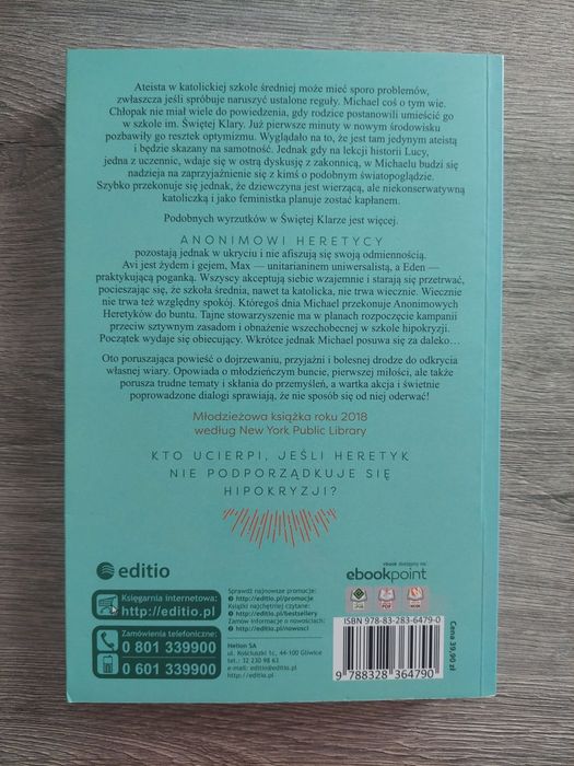 Książka "Anonimowi Heterycy" Katie Henry