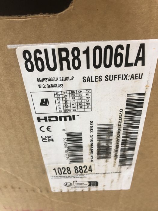 Телевізор LG 86UR81006 Новий Гарантія 1 Рік