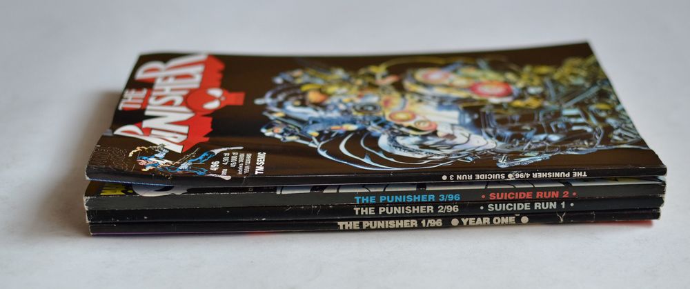 the Punisher rok 1996 kompletny rocznik Tm Semic zestaw