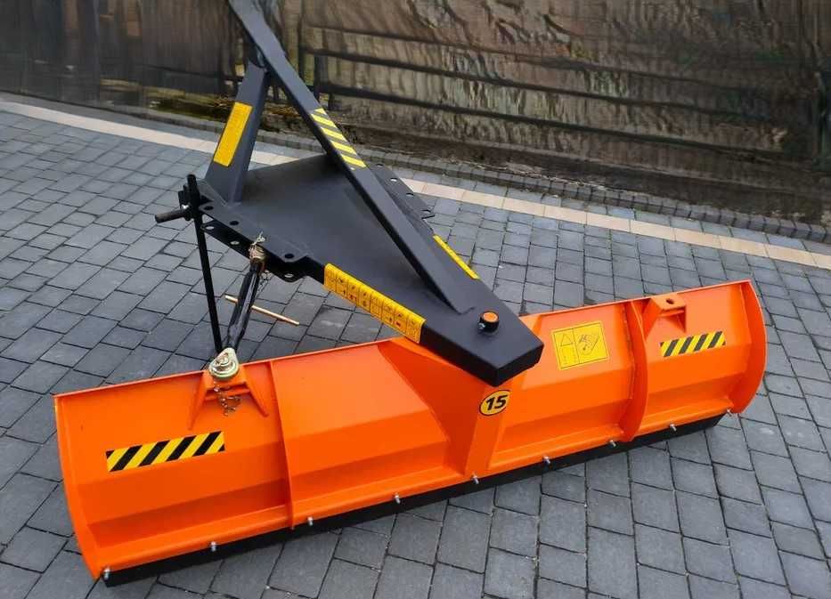 Pług do śniegu spych do ciągnika na tył OBROTOWY 360 DOWIOZE