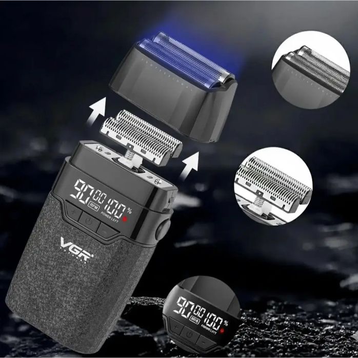 Електробритва VGR 640S Професійний шейвер  бритва новинка!!! 9000 обр