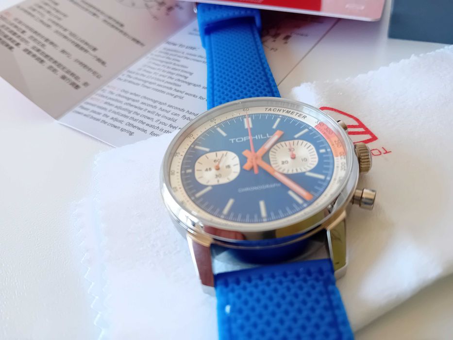 Relógio Mecânico Tophill Corda Manual Seagull ST1901