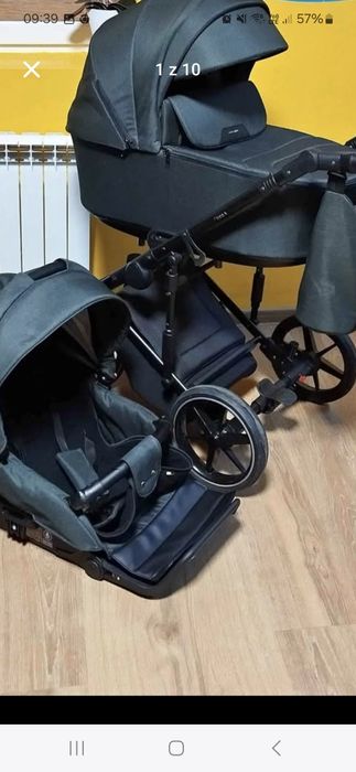 Wózek 2 w 1 adamex zico plus fotelik cyberprzestrzeni gratis