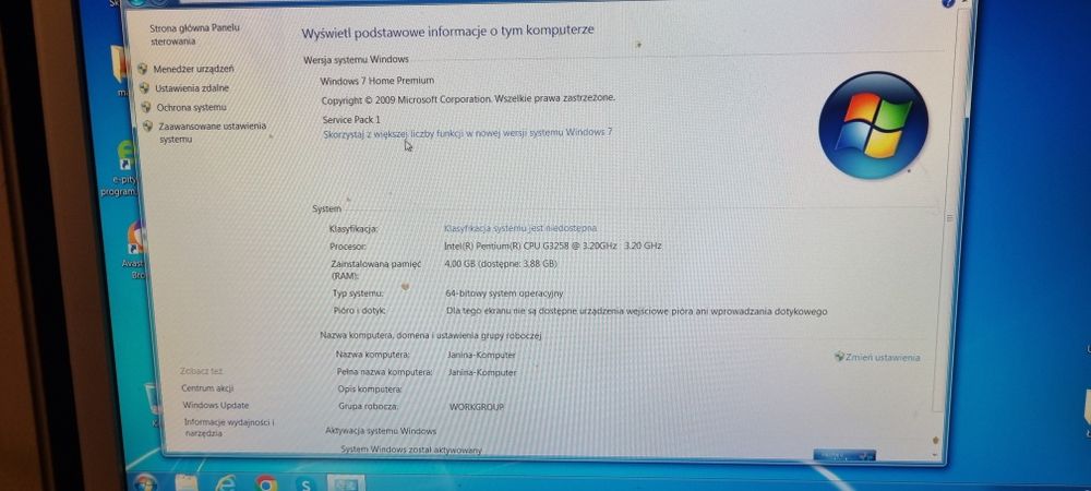 Komputer stacjonarny prpcesor Intel Pentium 3.2GHz