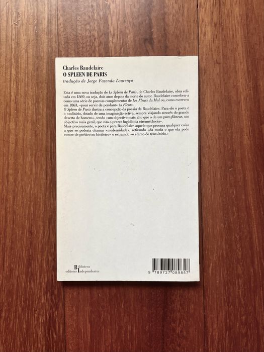 Charles Baudelaire - O Spleen de Paris