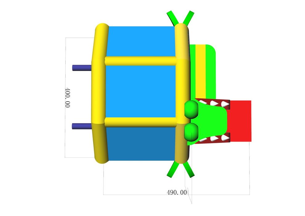 Insuflável Casa do Crocodilo (novo)