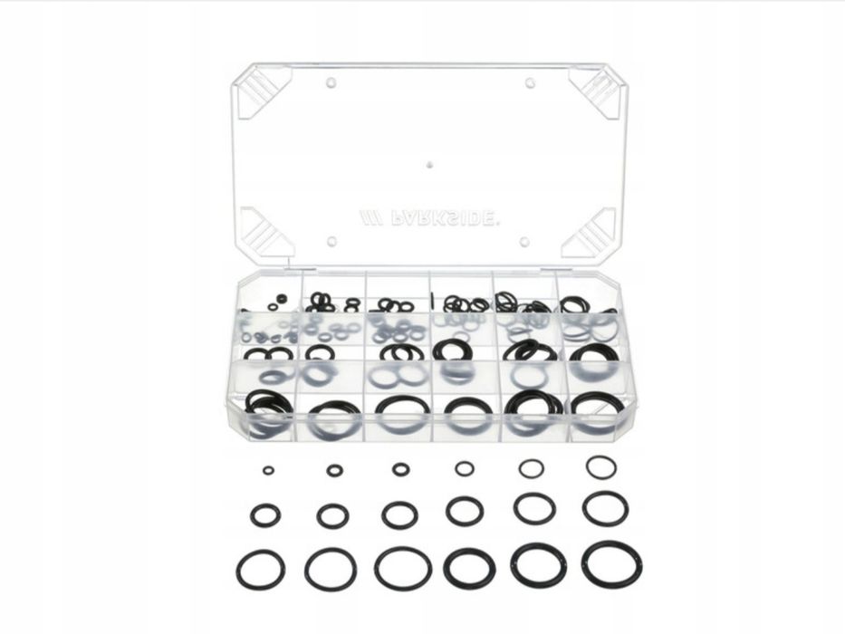 Parkside zestaw 140 podkładek uszczelniajacych