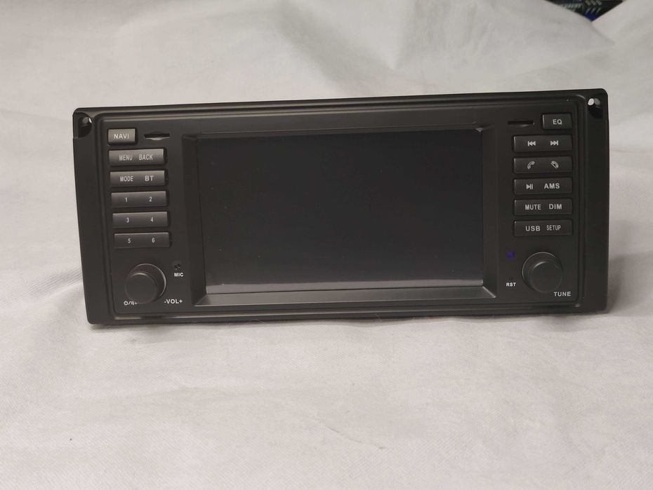 Rádio BMW E39 Android 13 WiFi GPS Novo com Garantia 2GB RAM